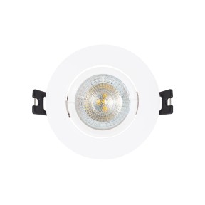 Support spot rond orientable LED GU10/GU5.3 70mm