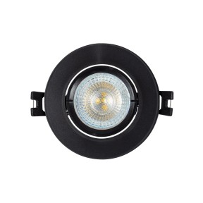 Support spot rond orientable LED GU10/GU5.3 70mm