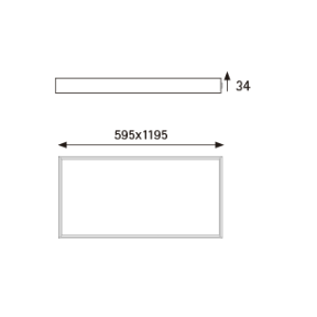 Dalle LED 120x60