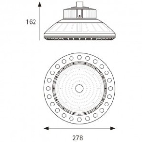 Gamelle LED industrielle 100 W