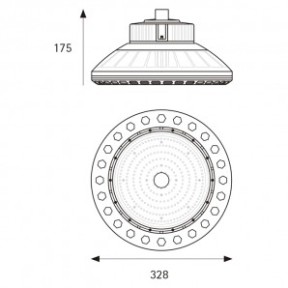 Gamelle LED industrielle 150 W