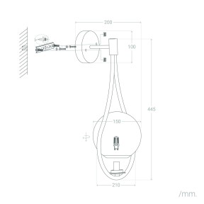 Lampe Murale Moonlight