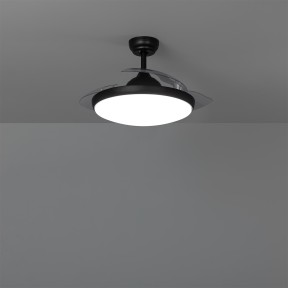 Ventilateur de Plafond LED Kourak Noir Moteur DC