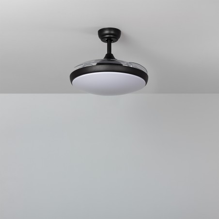 Ventilateur de Plafond LED Kourak Noir Moteur DC