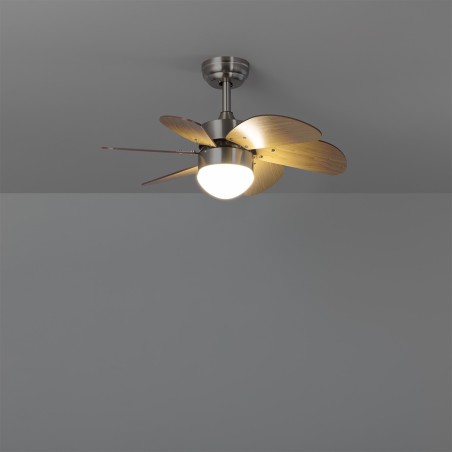 Ventilateur de Plafond LED Orion Bois Moteur DC