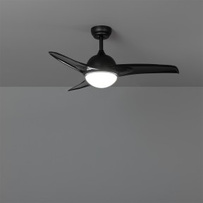 Ventilateur de Plafond LED Aran Noir Moteur DC