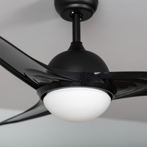 Ventilateur de Plafond LED Aran Noir Moteur DC